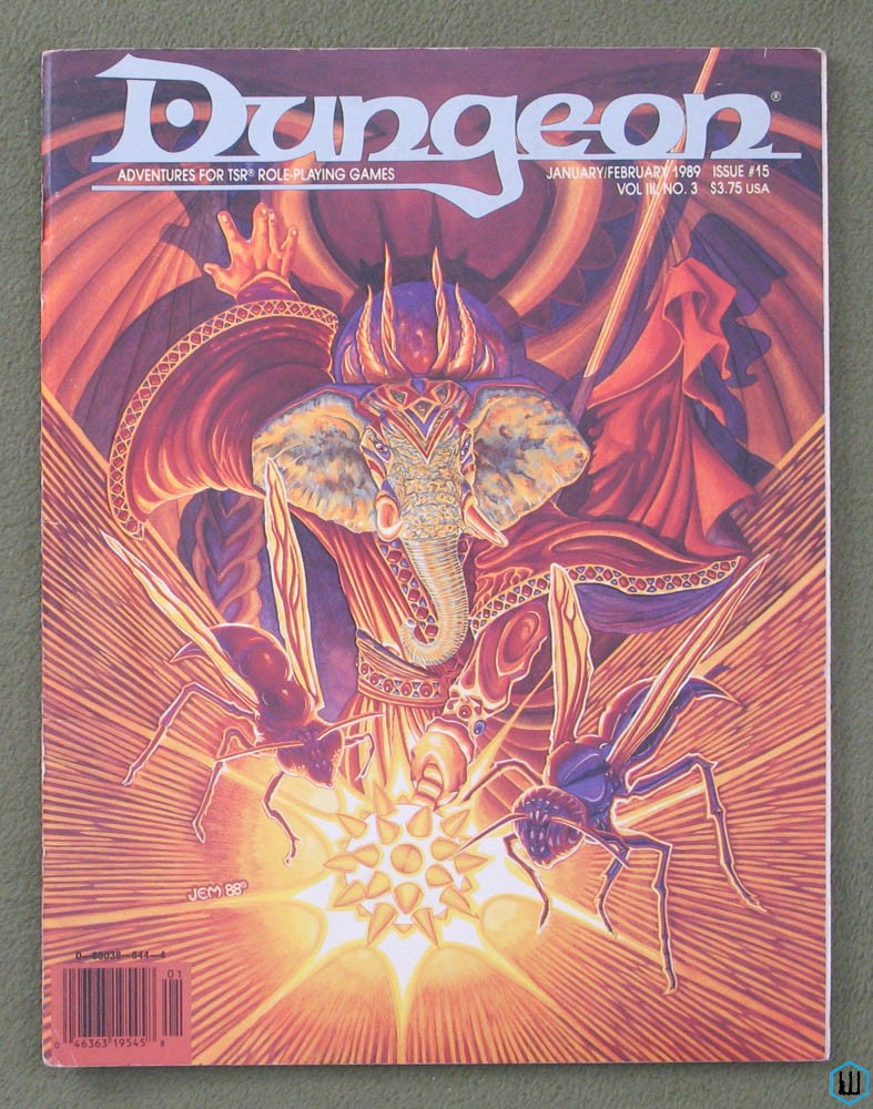 Image for Dungeon Magazine, Issue 15 (January/February 1989)