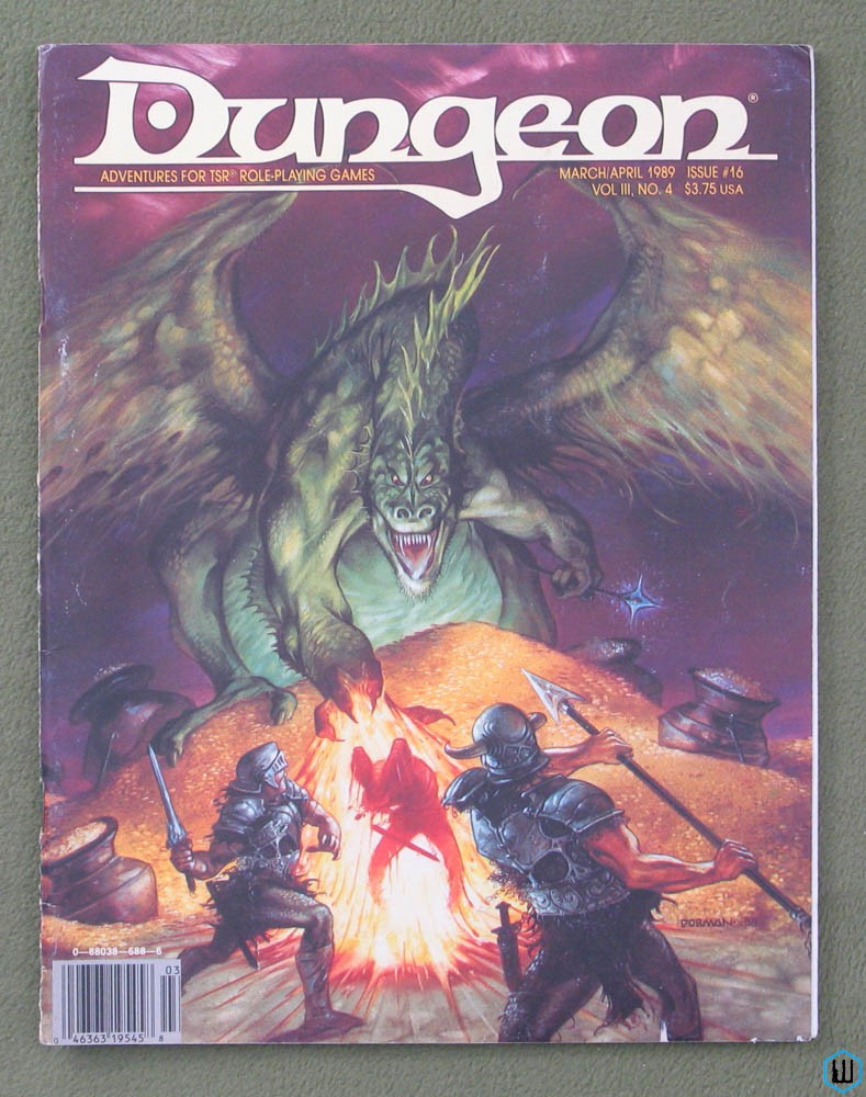 Image for Dungeon Magazine, Issue 16 (March/April 1989)