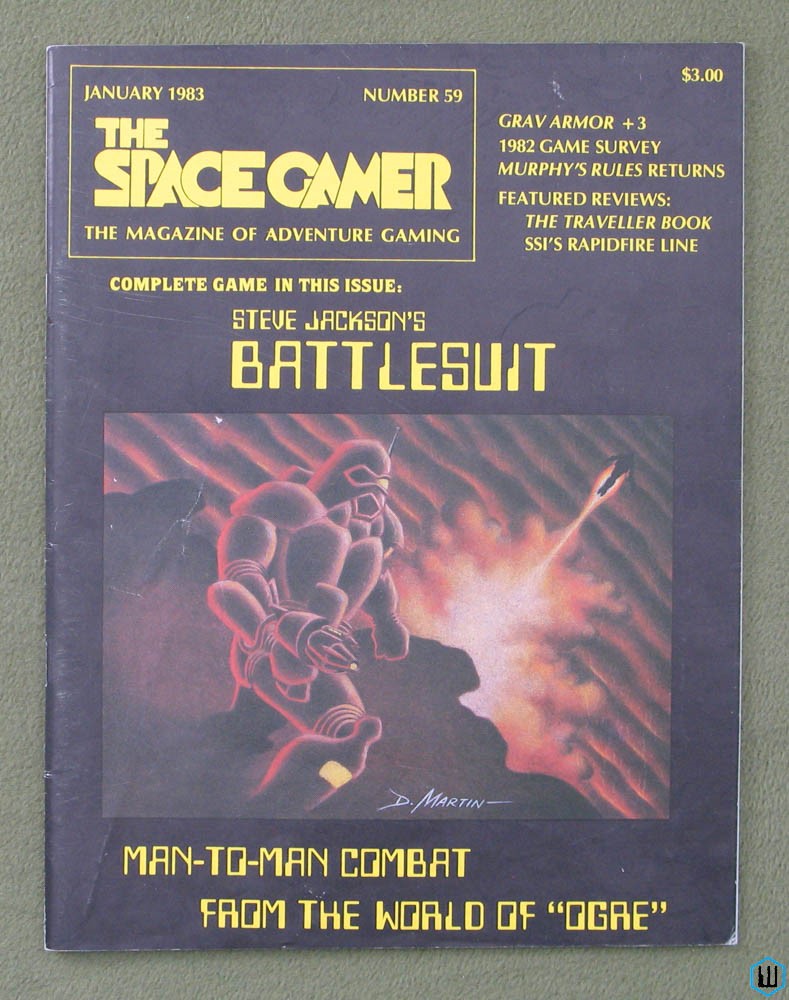 Image for Space Gamer Magazine, Issue 59: BATTLESUIT