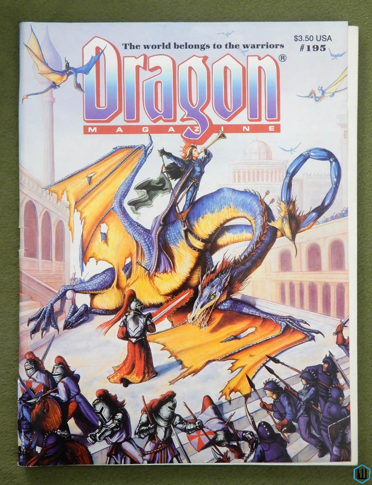 Dragon Magazine, Issue 195 (Knights & Samurai, Greyhawk, War Elephants)