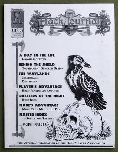 Image for HackJournal: The Official Publication of the Hackmaster Association (Issue 3 - June 2002)