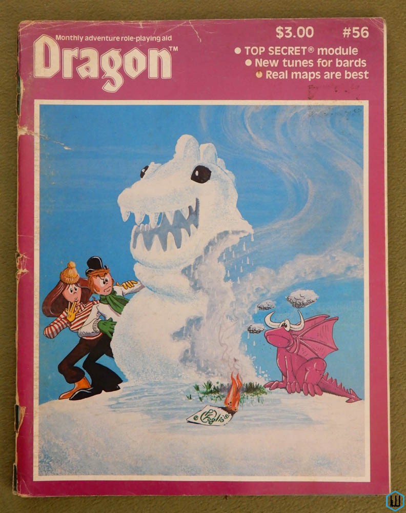 Dragon Magazine, Issue 56 - READING COPY