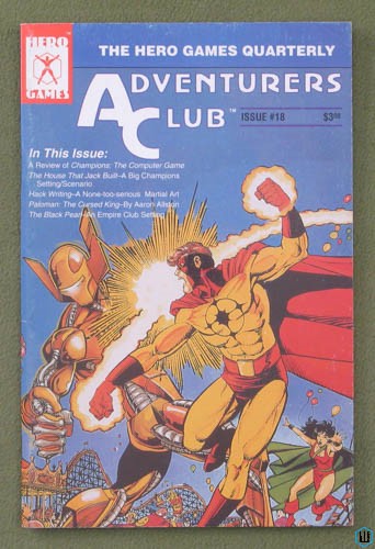 Image for Adventurers Club: The Hero Games Quarterly #18 (Summer 1992)