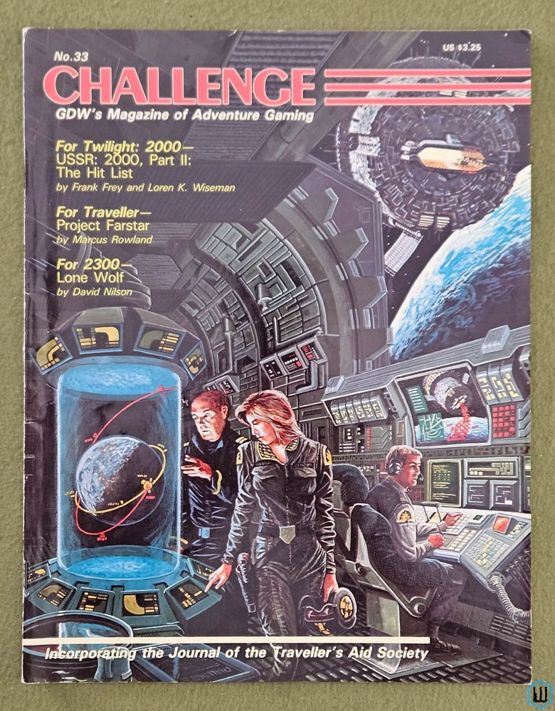 Challenge Magazine, Issue 33 (Twilight 2000, Traveller, 2300AD) GDW Game Designers Workshop