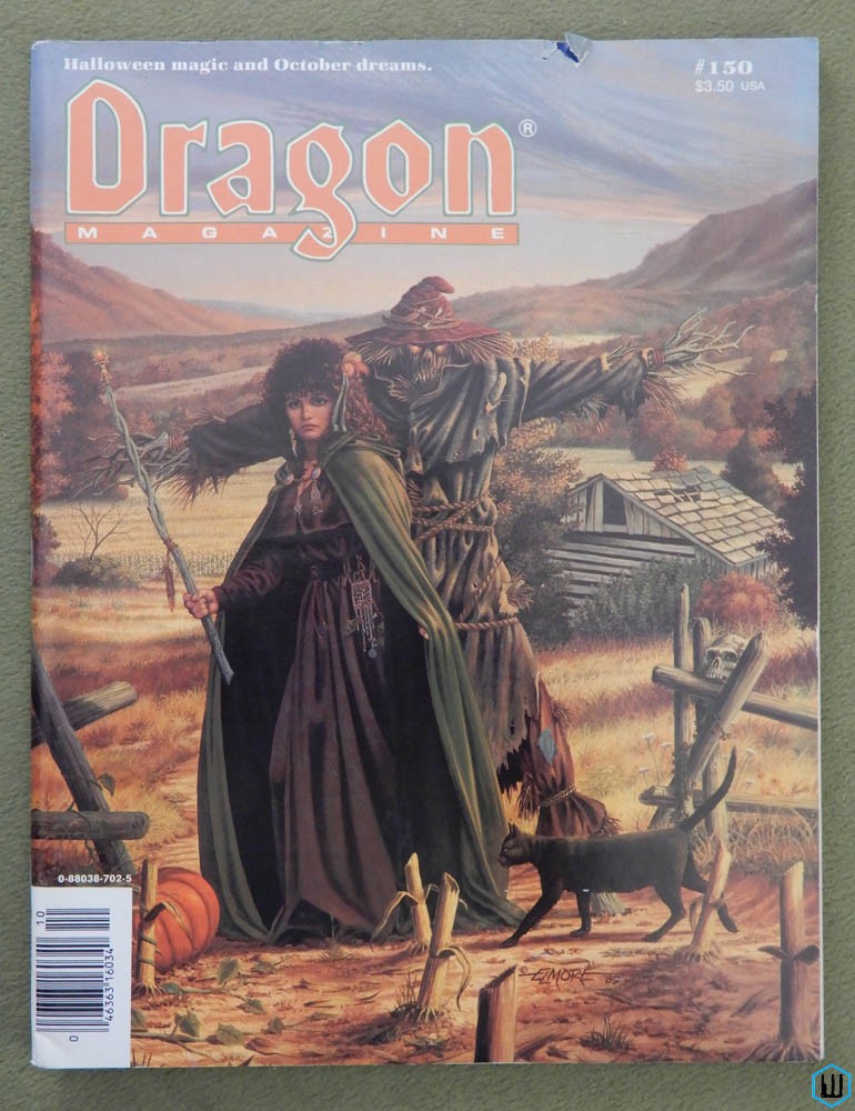 Dragon Magazine, Issue 150 (Mind flayers; Marvel Super Heroes; Top Secret)