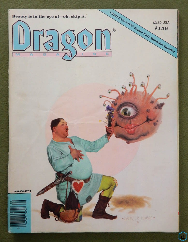 Dragon Magazine, Issue 156 (Marvel-Phile; Voyage of the Princess Ark)