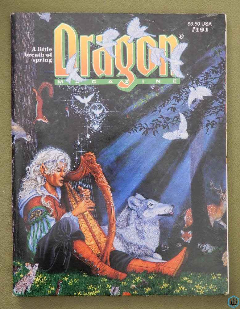 Dragon Magazine, Issue 191 (Greyhawk From the Ashes; Mystara)