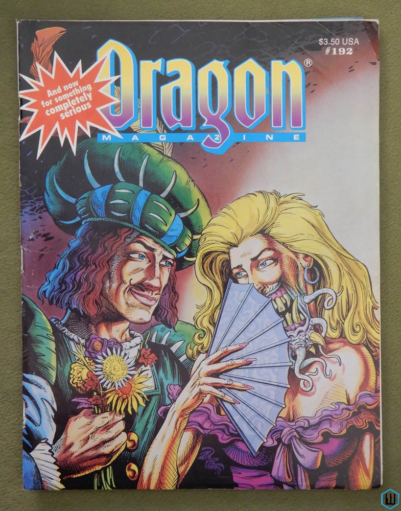 Dragon Magazine, Issue 192 (Gnomish Spelljammer weapons, The Savage Coast)