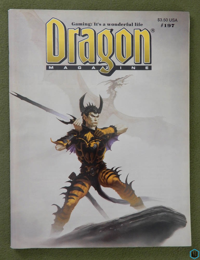 Dragon Magazine, Issue 197 (4 Forgotten Realms monsters)