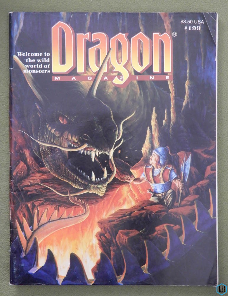 Dragon Magazine, Issue 199 (Trolls, Mystara, Spelljammer, Shadowrun)