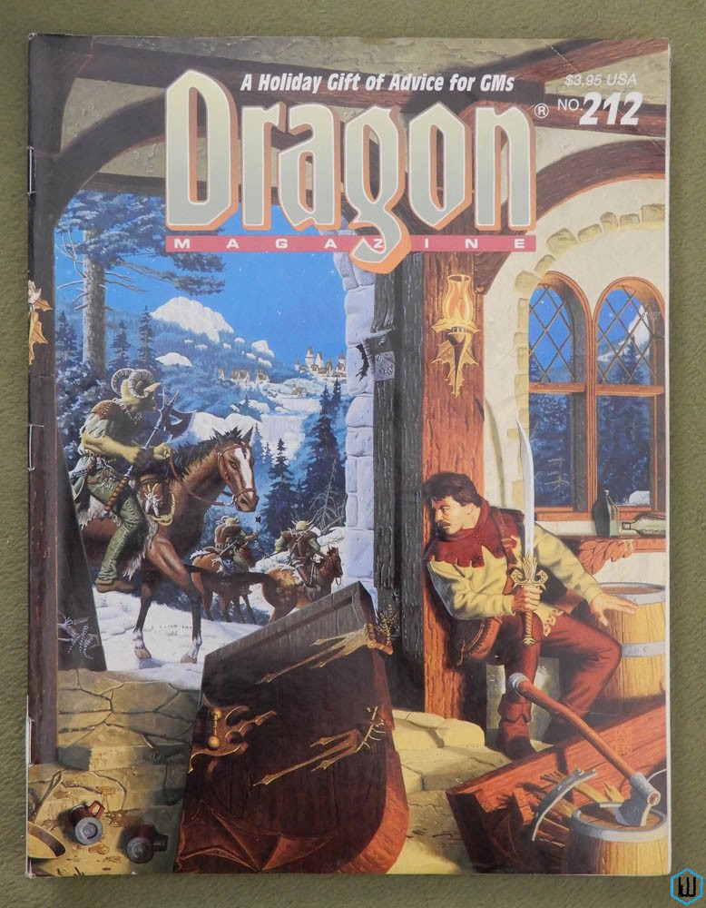 Dragon Magazine, Issue 212 (Ravenloft Masque of the Red Death, Spellfire)