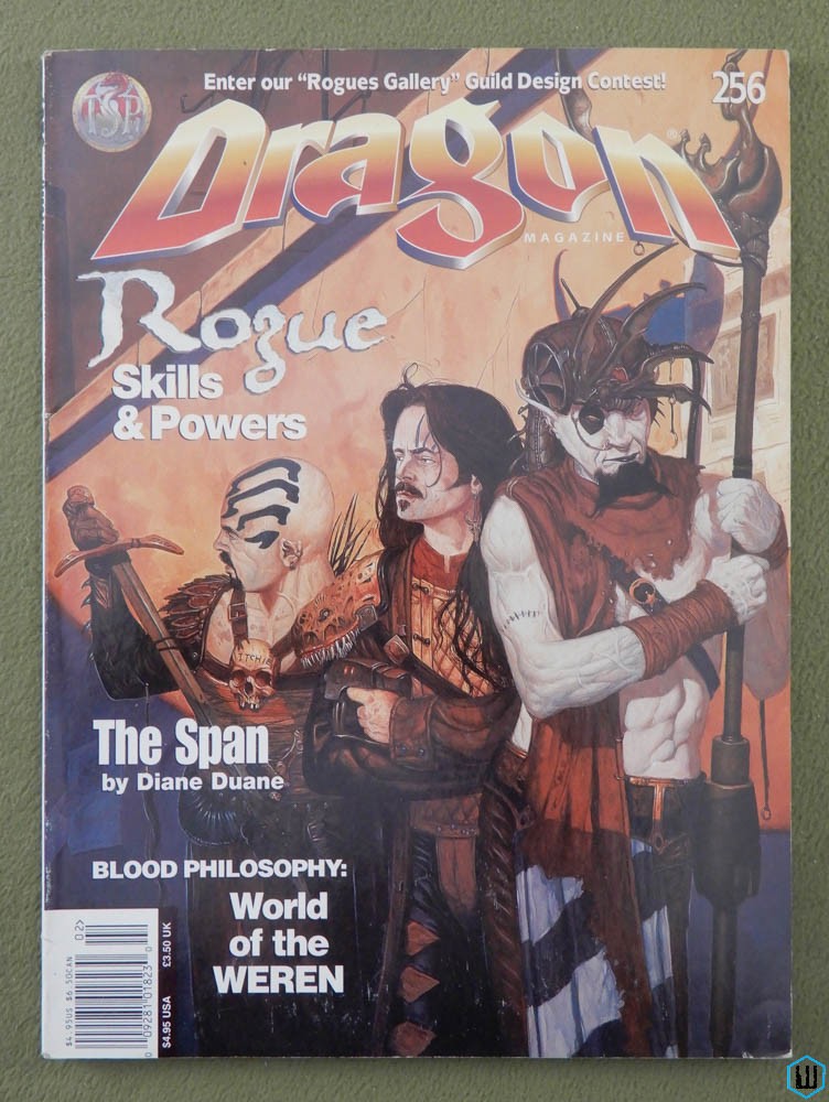 Dragon Magazine, Issue 256: Rogues; Lost Giants of Krynn