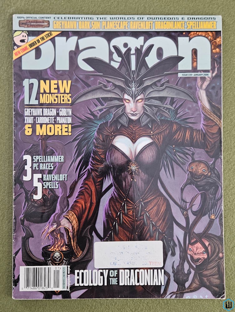Dragon Magazine, Issue 339 (Dark Sun Dragon Kings, Races of Spelljammer) Paizo