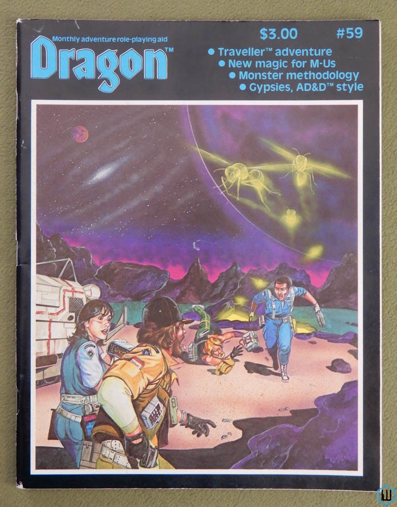 Dragon Magazine, Issue 59 (Traveller module, Wizard Cantrips, Halflings)