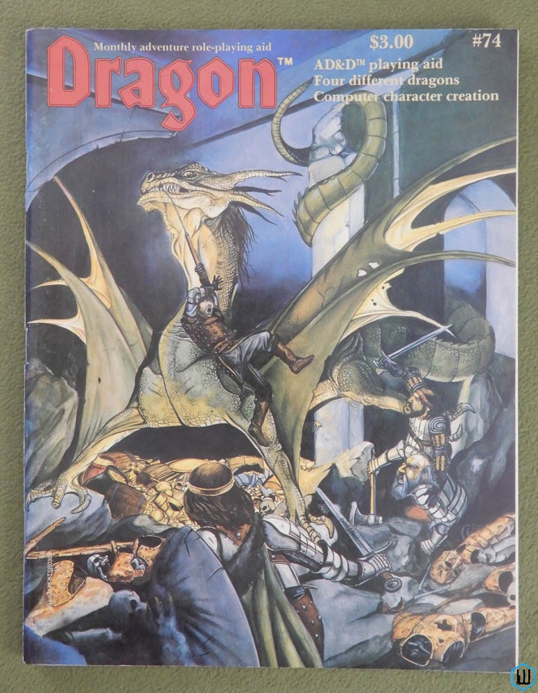 Dragon Magazine, Issue 74 (AD&D Combat Computer, Warhorses Gary Gygax)