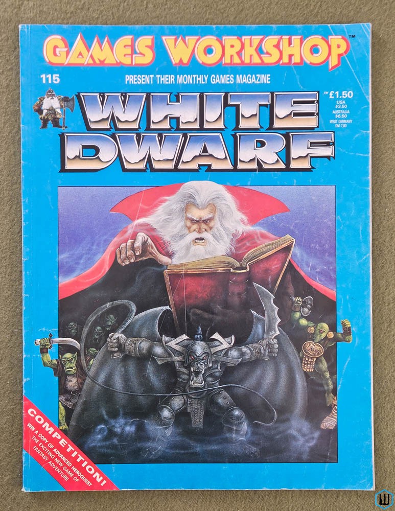 White Dwarf Magazine, Issue 115 (July 1989) Games Workshop