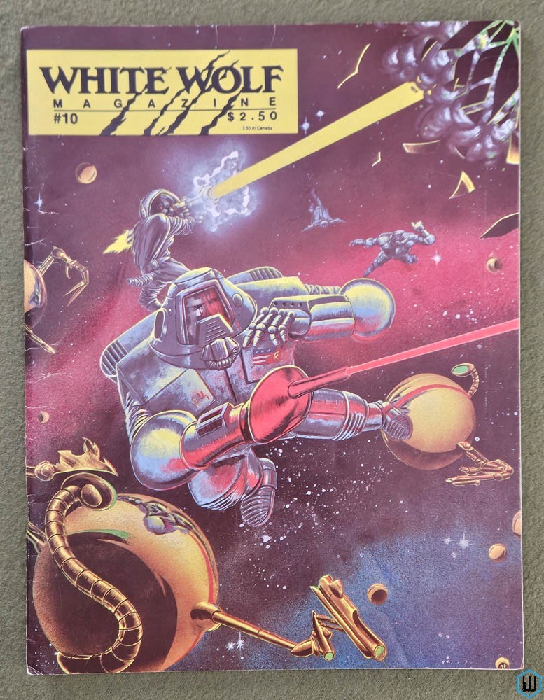 White Wolf Magazine, Issue 10 (Segment Jorune, Nuts & Voltz robot game)