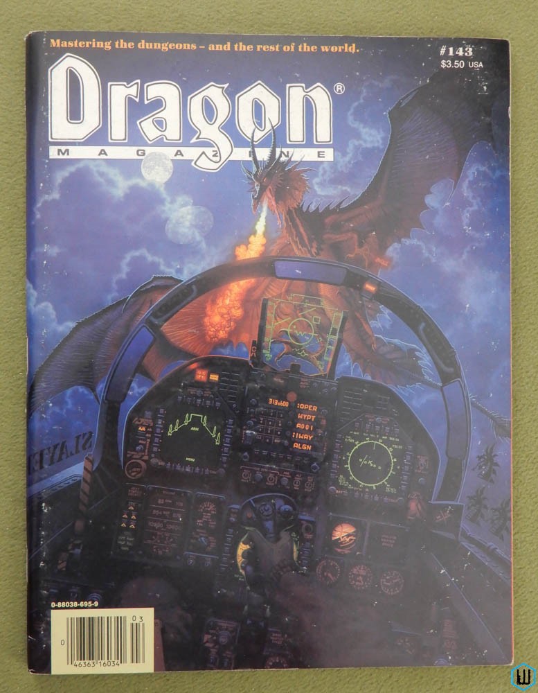 Dragon Magazine, Issue 143 (Campaign construction; Marvel Super Heroes)