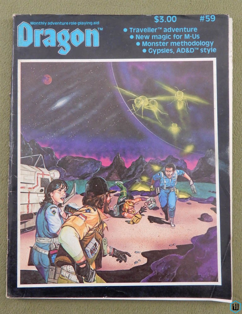Dragon Magazine, Issue 59 (Traveller module, Wizard Cantrips, Halflings)