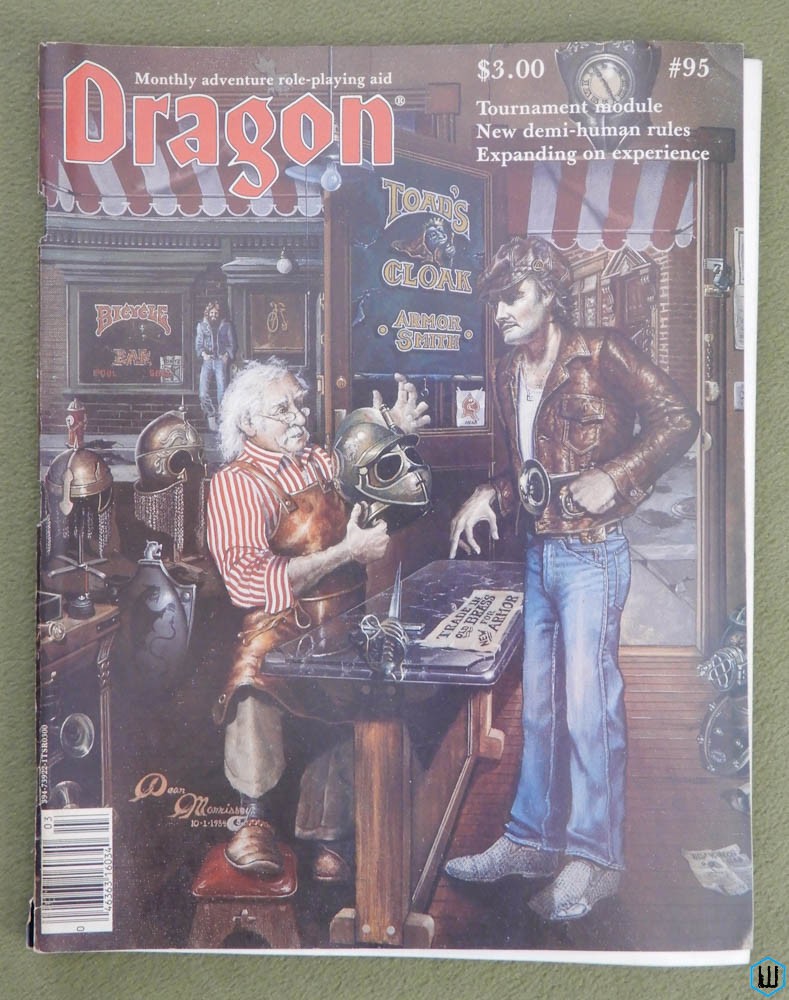 Dragon Magazine, Issue 95 (Forgotten Realms module, New demihuman rules)