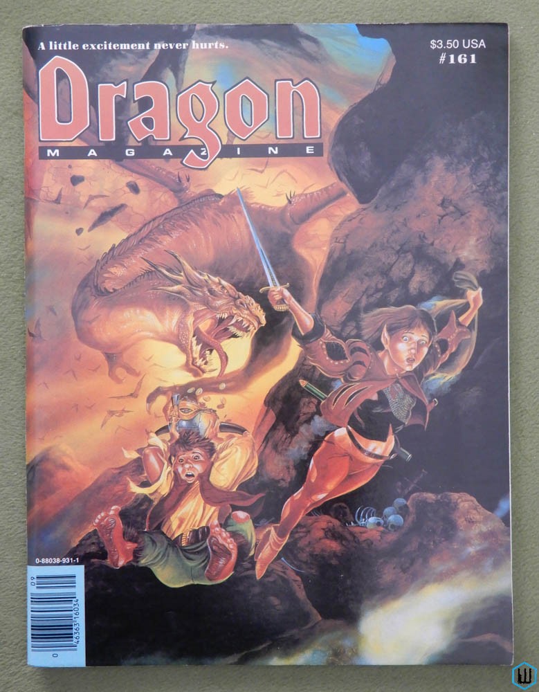 Dragon Magazine, Issue 161 (Reusing AD&D 1e modules; Voyage Princess Ark)