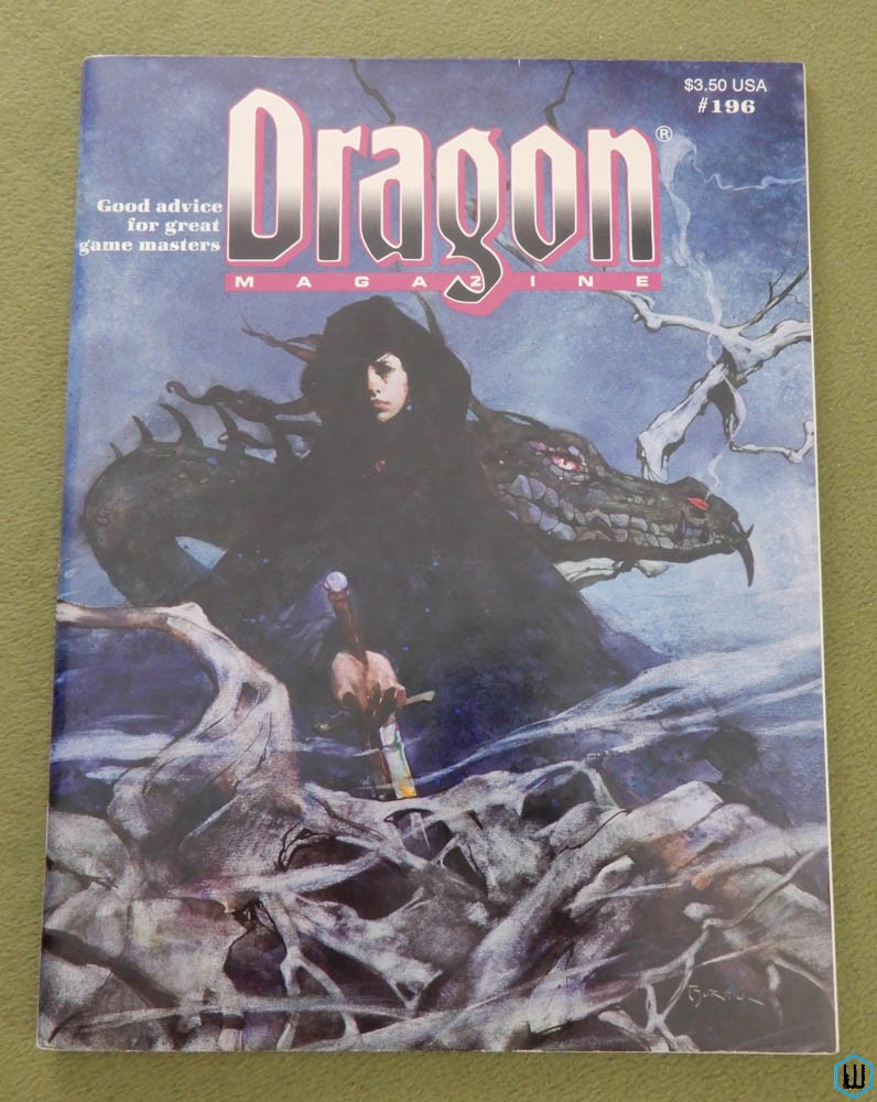 Dragon Magazine, Issue 196 (Mystara; Archmages; Figurines of