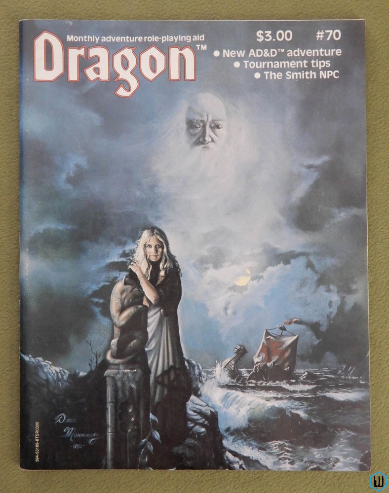 Dragon Magazine, Issue 70 NICE (Aztec AD&D module, Greyhawk Deities)