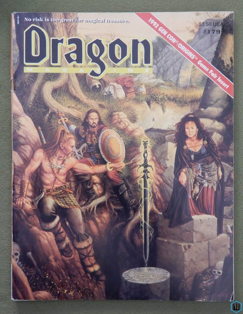 Dragon Magazine, Issue 179 (Magic Lighting, Al-Qadim Magic items)