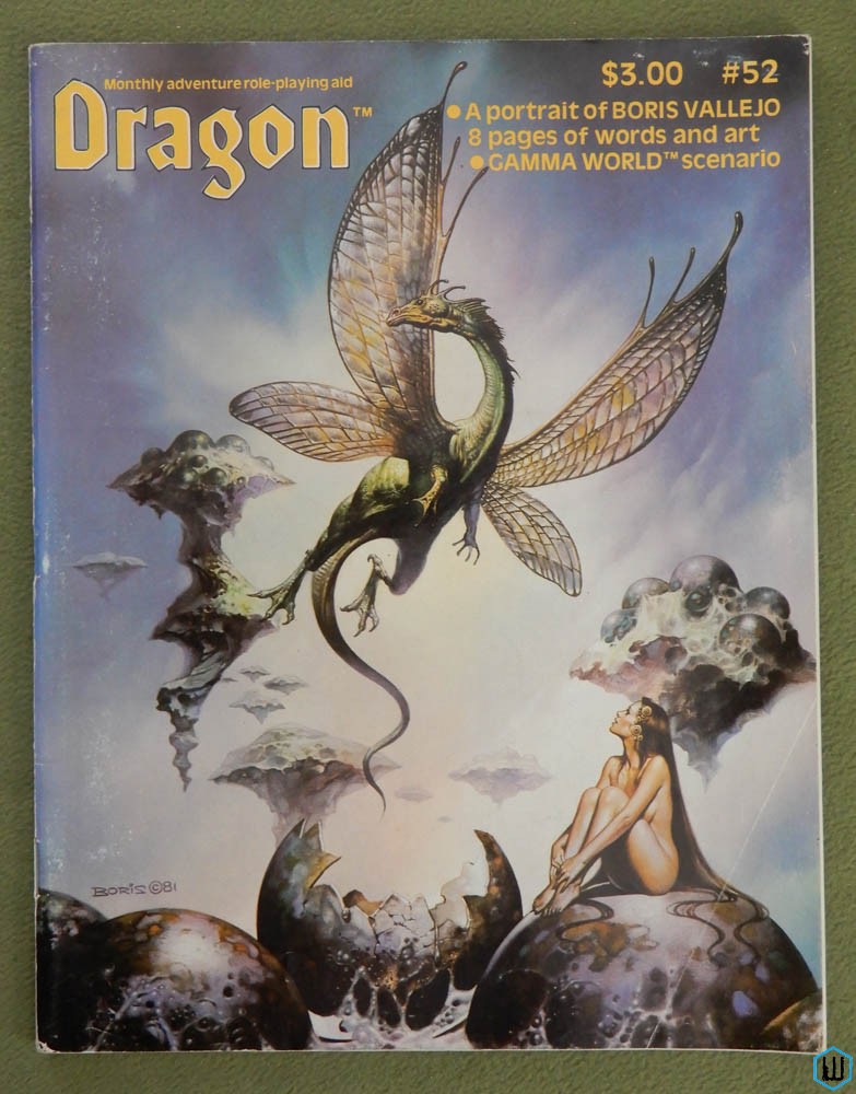 Dragon Magazine, Issue 52 (Gamma World module, Clerics, Top Secret)