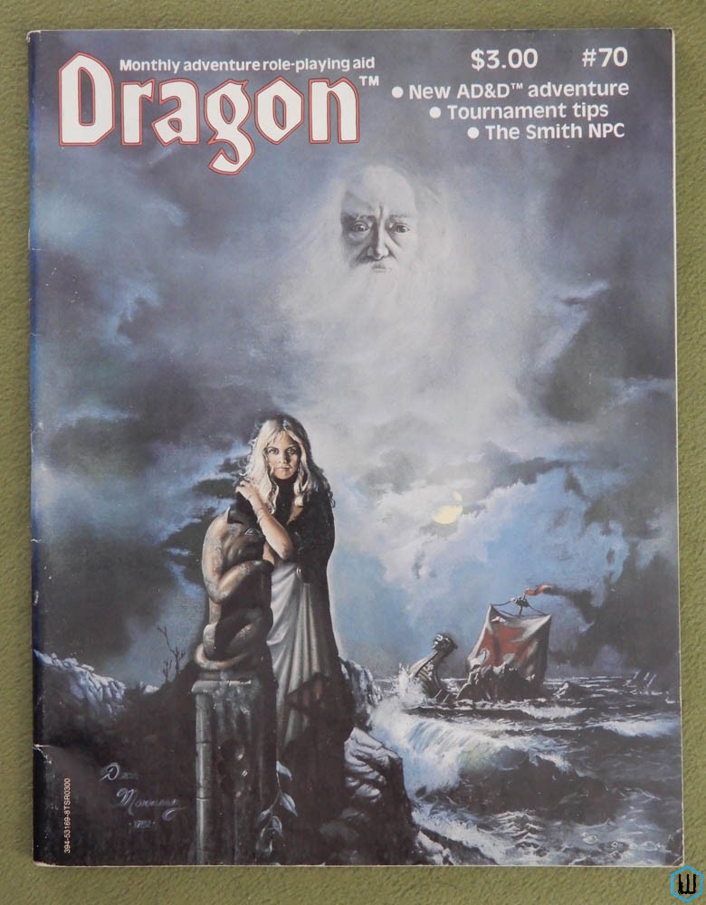 Dragon Magazine, Issue 70 (Aztec AD&D module, Greyhawk Deities & Demigods)