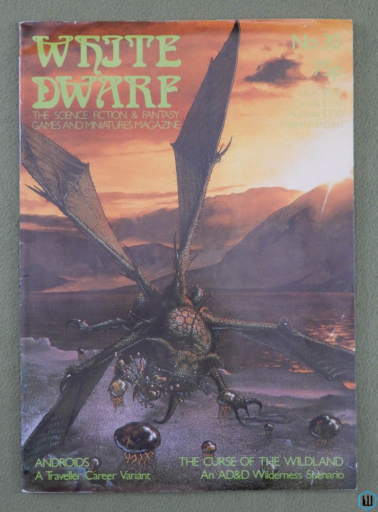 White Dwarf Magazine, Issue 30 (Traveller, AD&D)