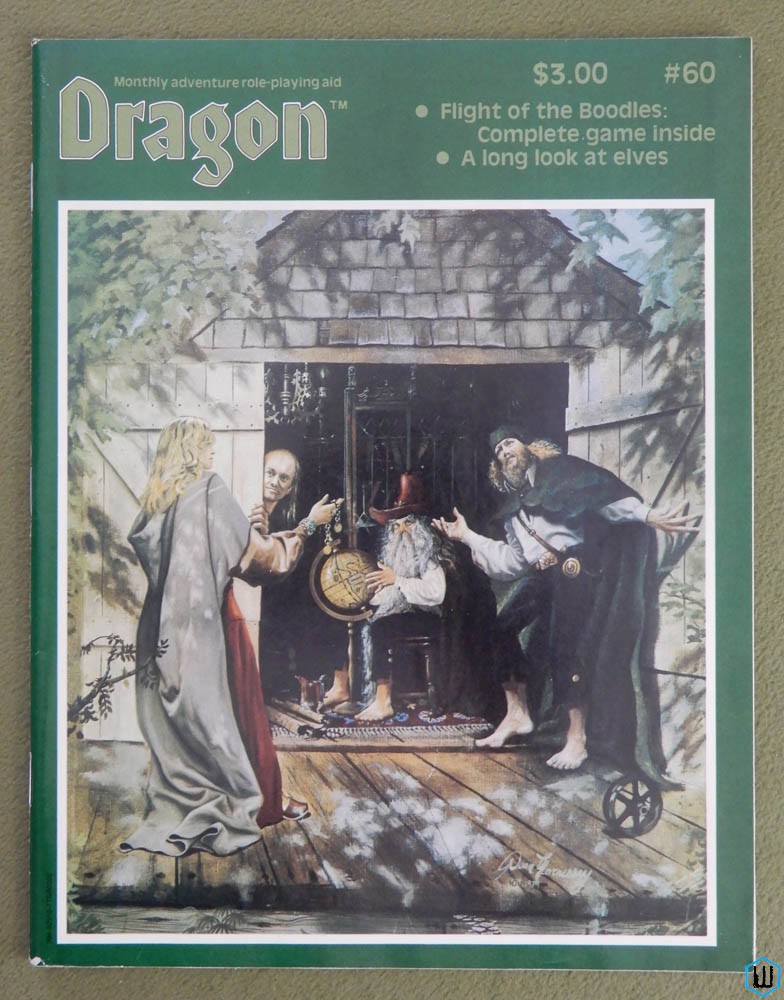 Dragon Magazine, Issue 60 -No Game Board (Elves Issue, Wizard cantrips)
