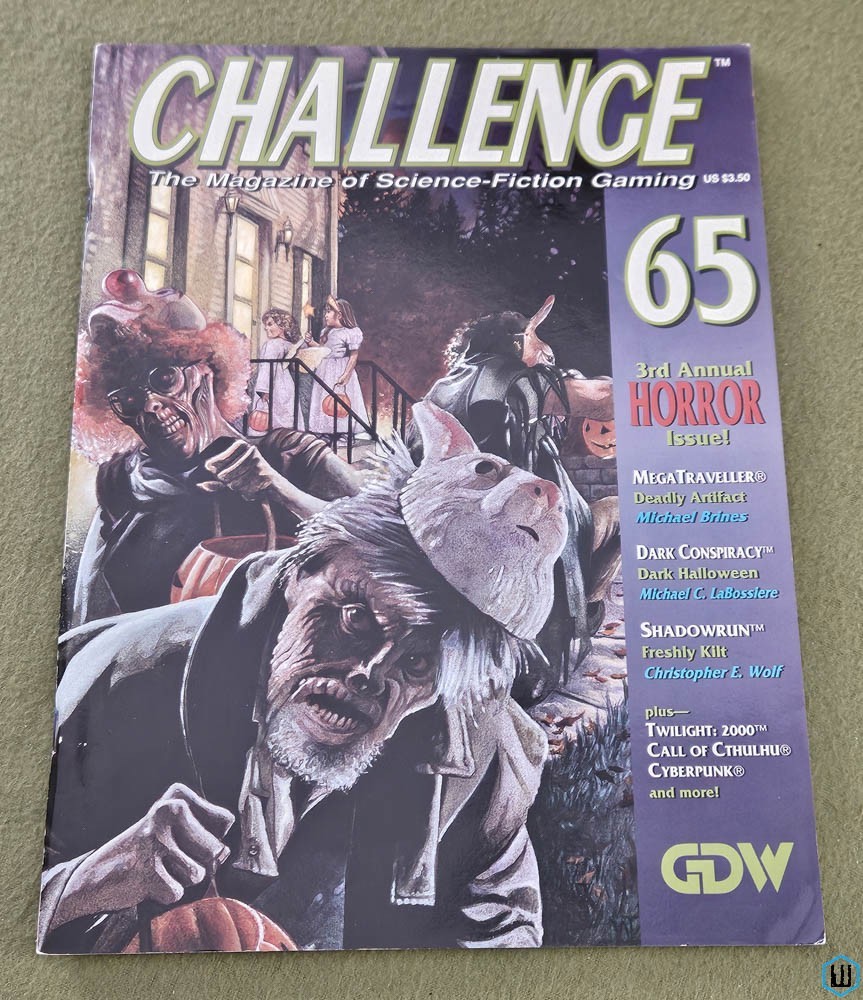 Challenge Magazine, Issue 65 Game Designers Workshop (GDW)