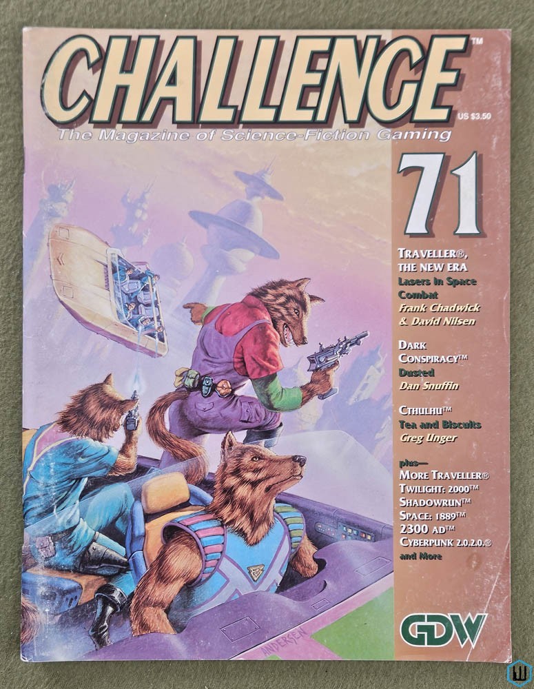 Challenge Magazine, Issue 71 Game Designers Workshop GDW