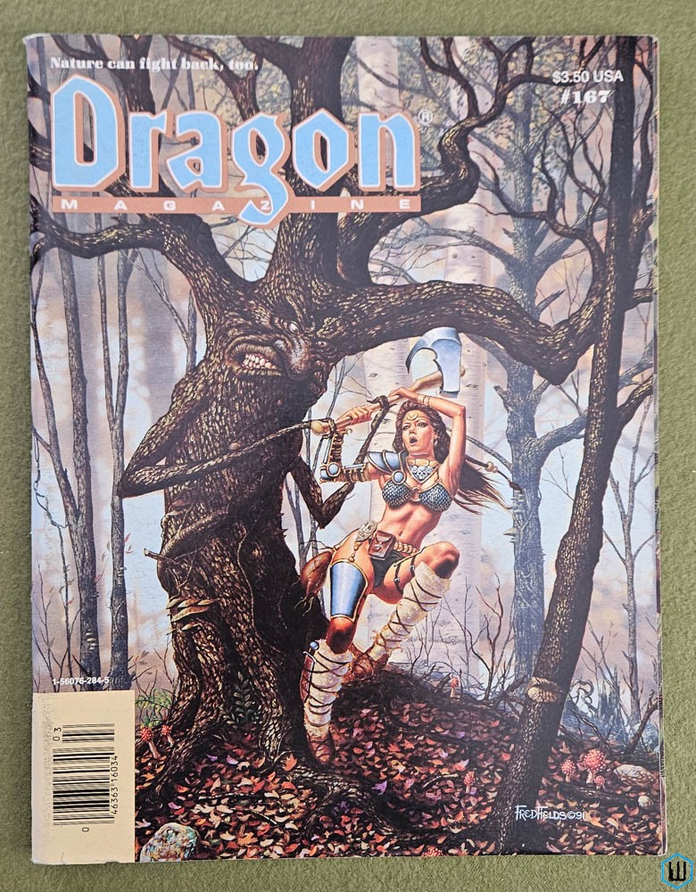 Dragon Magazine, Issue 167 (Wilderness; Greyhawk; Oriental Adventures) TSR