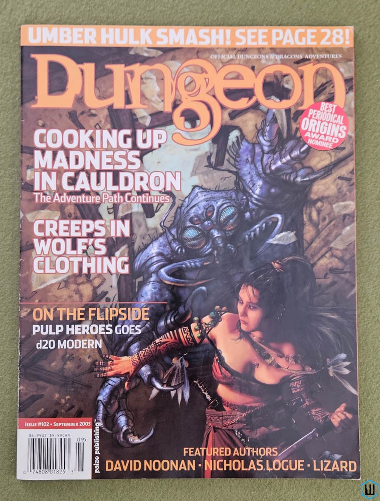 Dungeon Magazine, Issue 102 Paizo