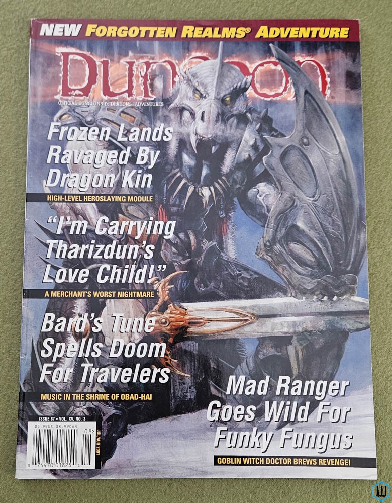 Dungeon Magazine, Issue 87 Wizards of the Coast