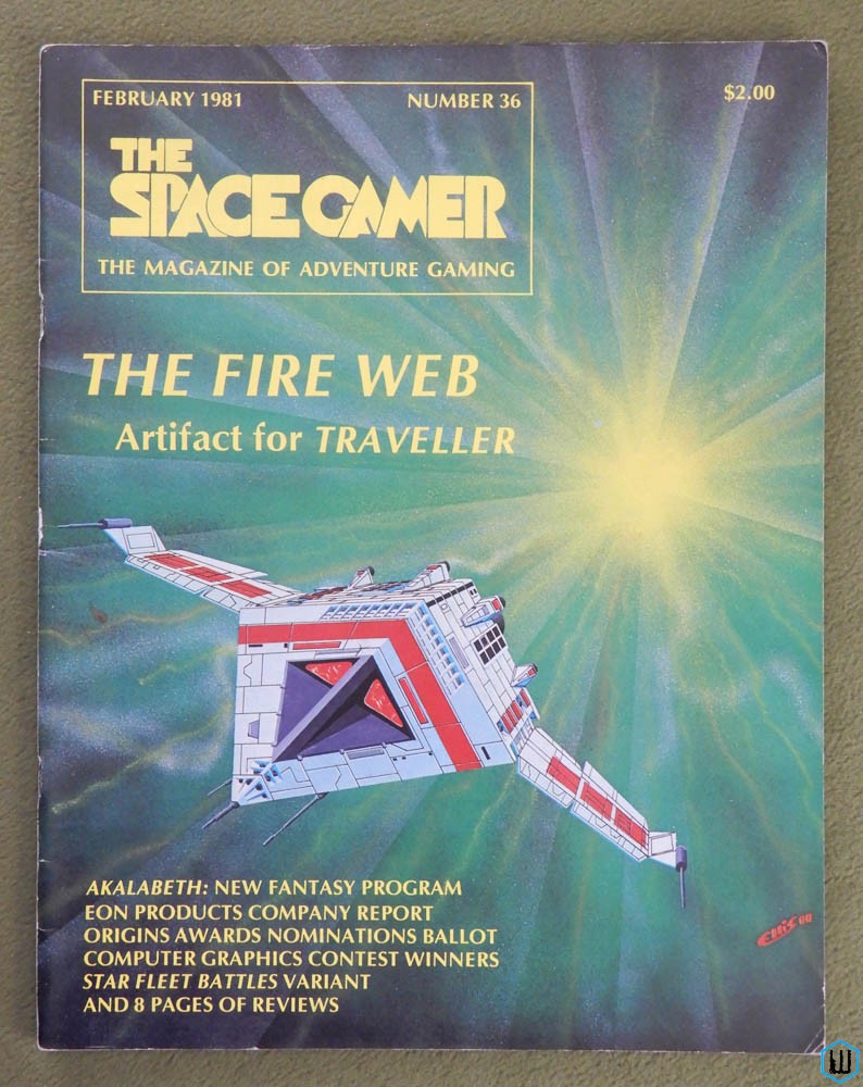 Space Gamer Magazine, Issue 36 (Fire Web: Traveller Artifact & Fiction)