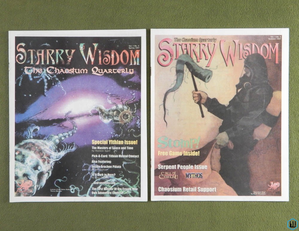 Starry Wisdom: Chaosium Quarterly, Issue 2 & 3 (Mythos CCG Magazine)