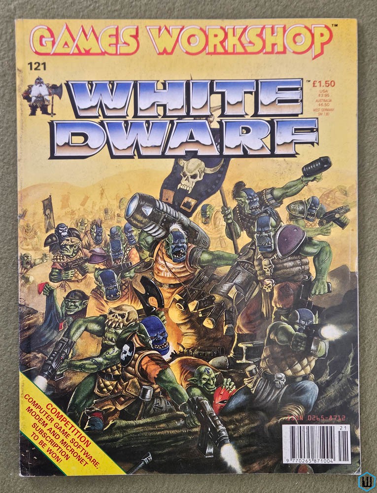 White Dwarf Magazine, Issue 121 (Jan 1990) Games Workshop