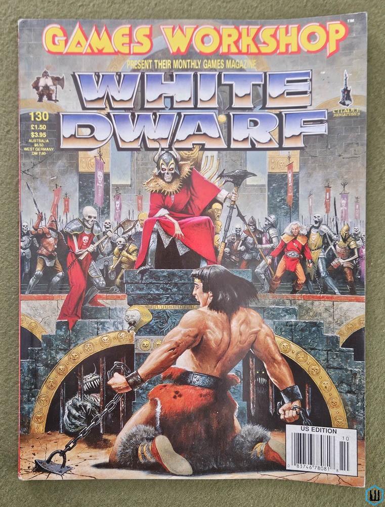 White Dwarf Magazine, Issue 130 (Oct 1990) Games Workshop