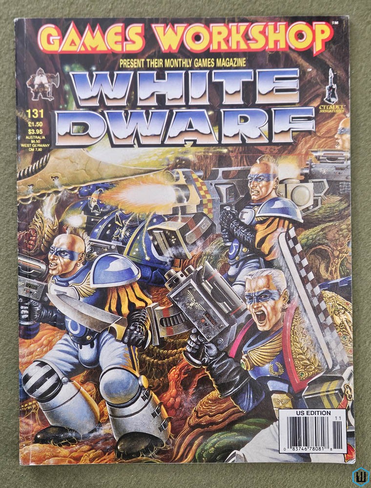 White Dwarf Magazine, Issue 131 (Oct 1990) Games Workshop