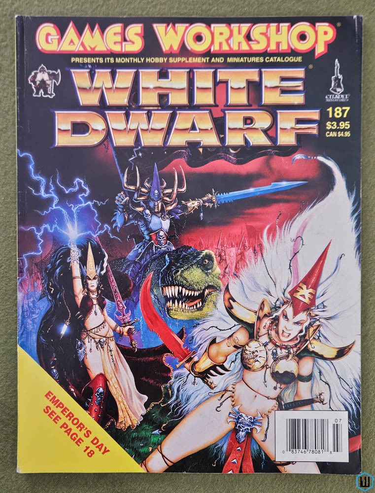 White Dwarf Magazine, Issue 187 (July 1995) Games Workshop