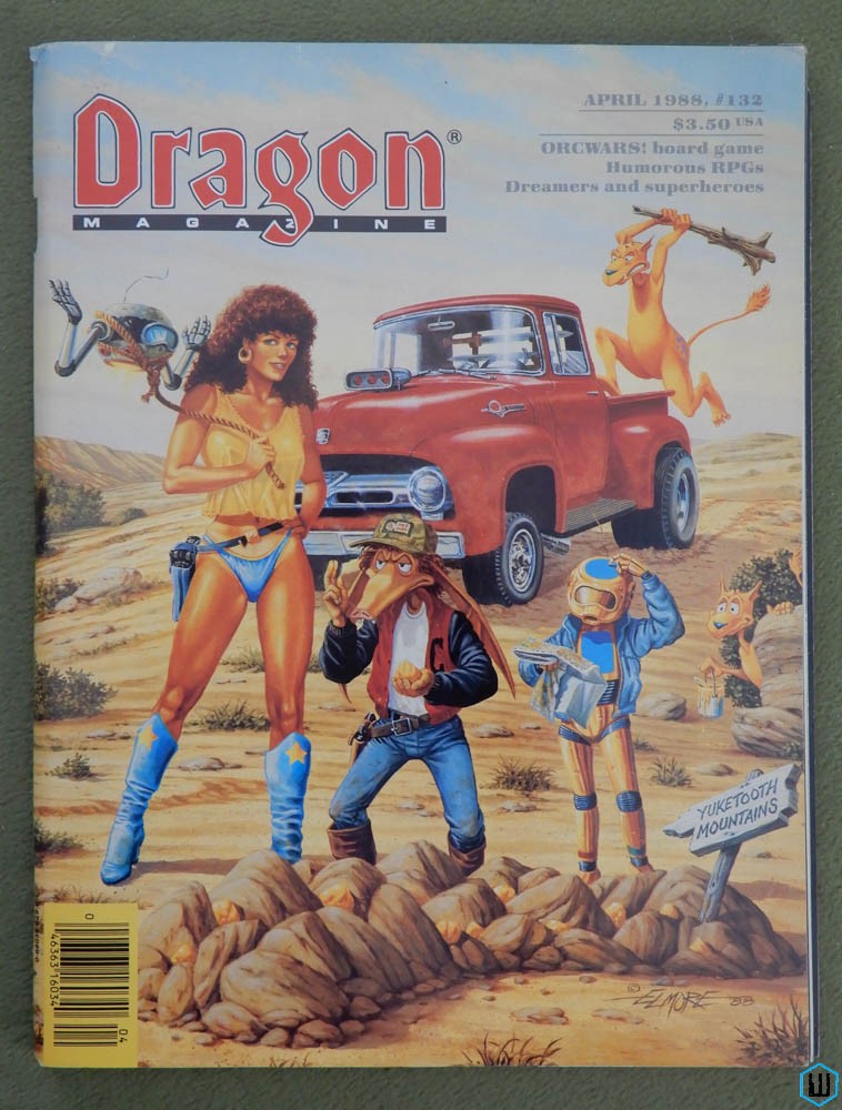 Dragon Magazine, Issue 132: Gamma World, DC Heroes, Star Frontiers