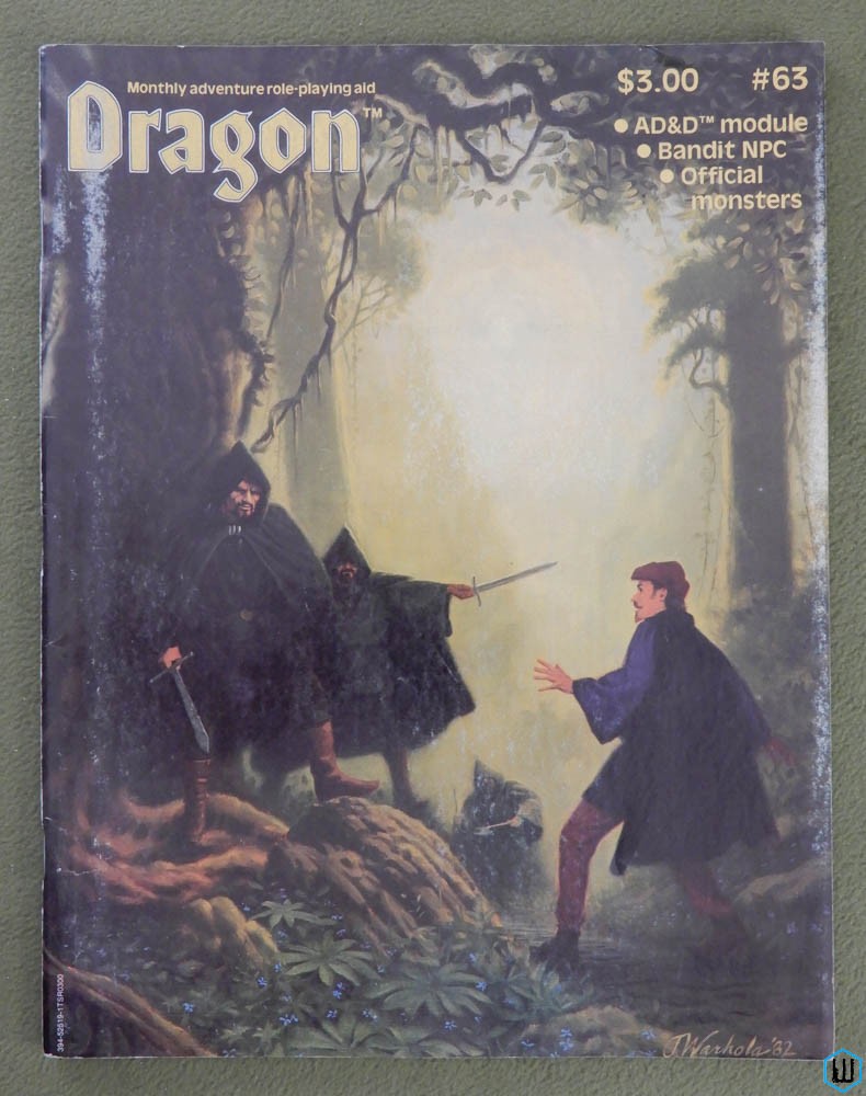 Dragon Magazine, Issue 63 (Devas, Chagmat module, Greyhawk Bandit Kingdoms)