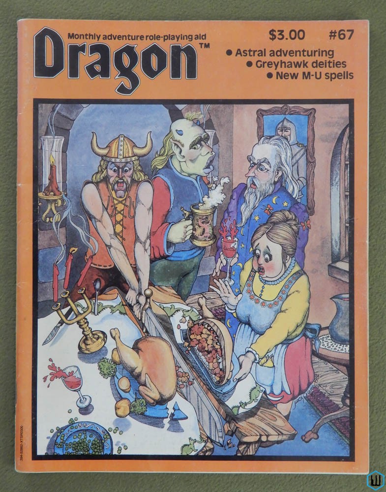 Dragon Magazine, Issue 67 (Astral Adventuring; Fedifensor; New MU Spells)