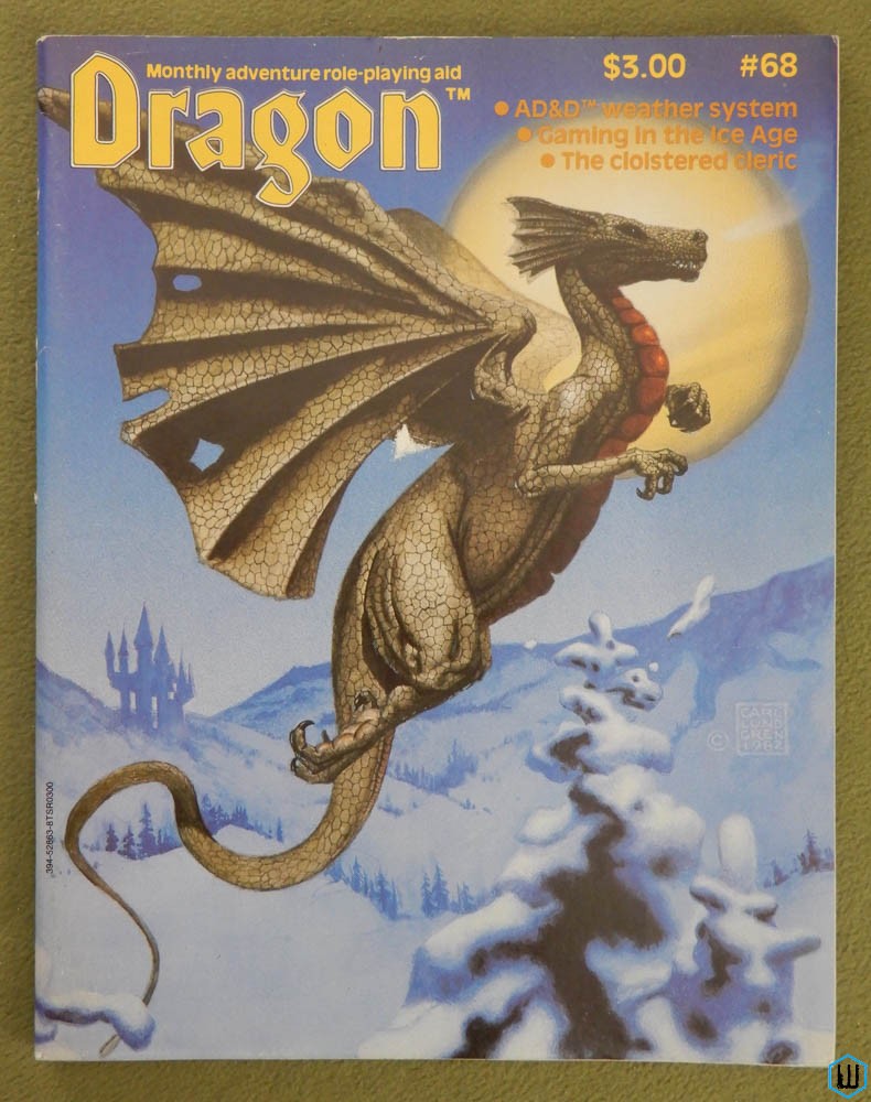 Dragon Magazine, Issue 68 (World of Greyhawk Weather; High Level MU Spells)