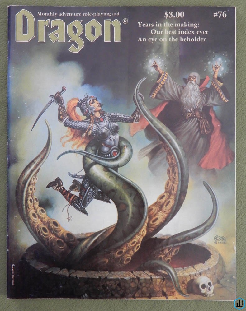 Dragon Magazine, Issue 76 (Nine Hells 2, Dragon Index, US Army Boot Hill)