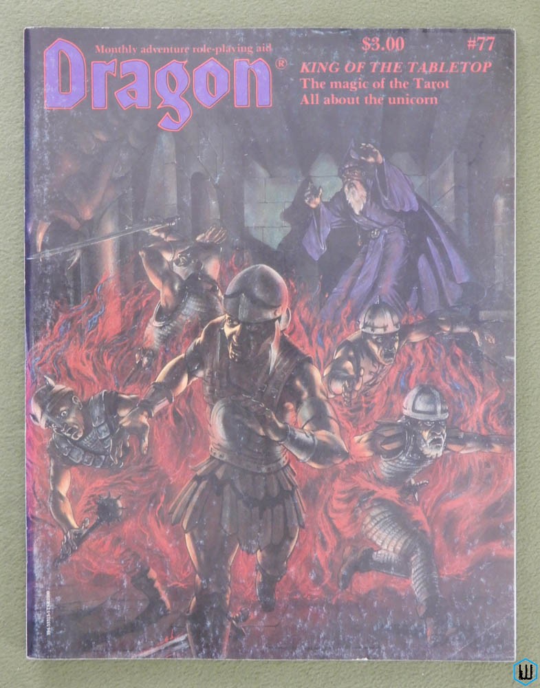 Dragon Magazine, Issue 77 (Tarot of Many Things, Curses, Top Secret)