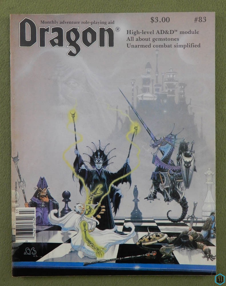 Dragon Magazine, Issue 83 (Dancing Hut Baba Yaga; Top Secret; Dragonlance)